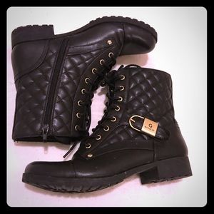 Guess combat boots